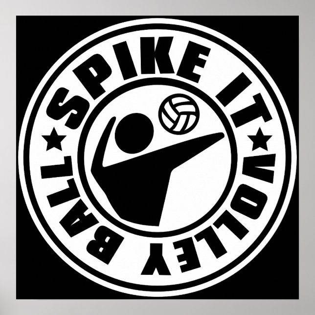 Póster Spike_It_Volleyball (Frente)