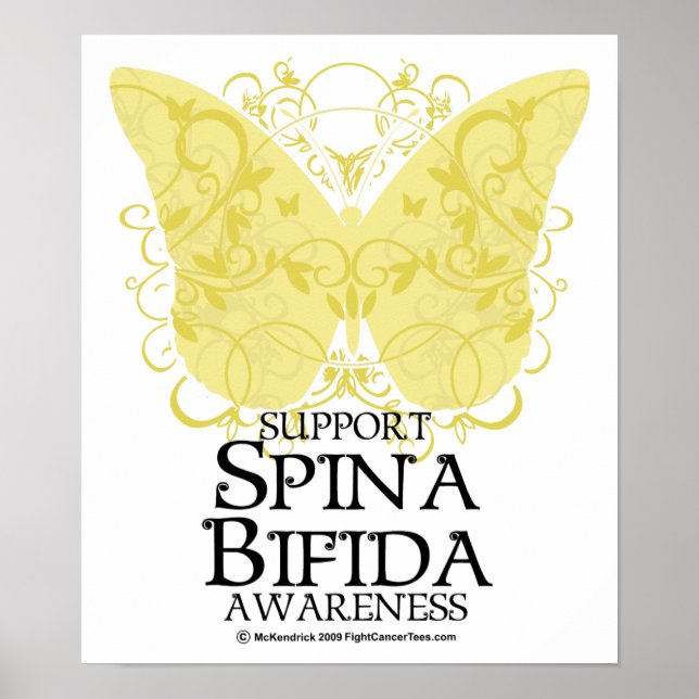 Póster Spina Bifida Butterfly (Frente)
