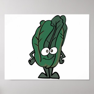 Póster Spinach Face Poster