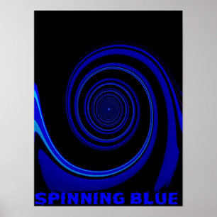 PÓSTER SPINNING BLUE