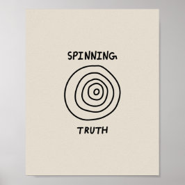 Póster Spinning Truth