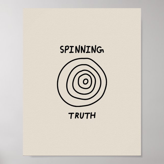 Póster Spinning Truth (Frente)