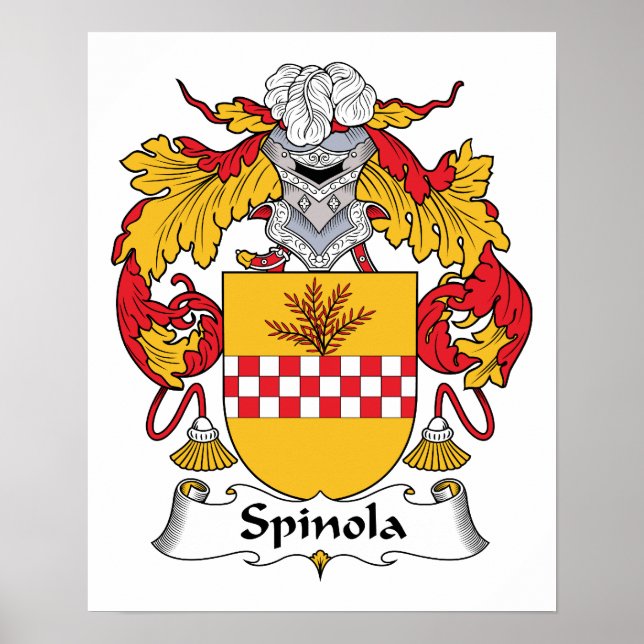 Póster Spinola Family Crest (Frente)