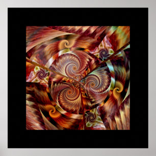 Póster Spiral Mandala