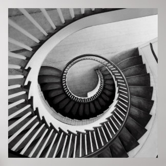 Póster Spiral staircase 01