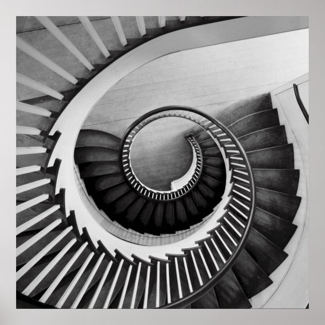 Póster Spiral staircase 01 (Frente)
