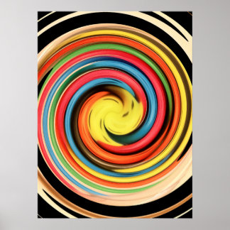Póster Spiral Swirl