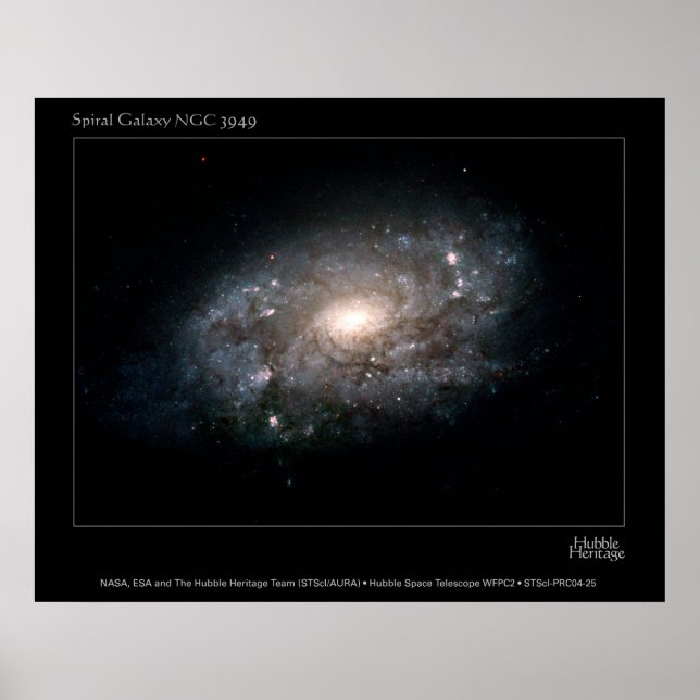 Póster SpiralGalaxy-NGC3949-2004-25 (Frente)