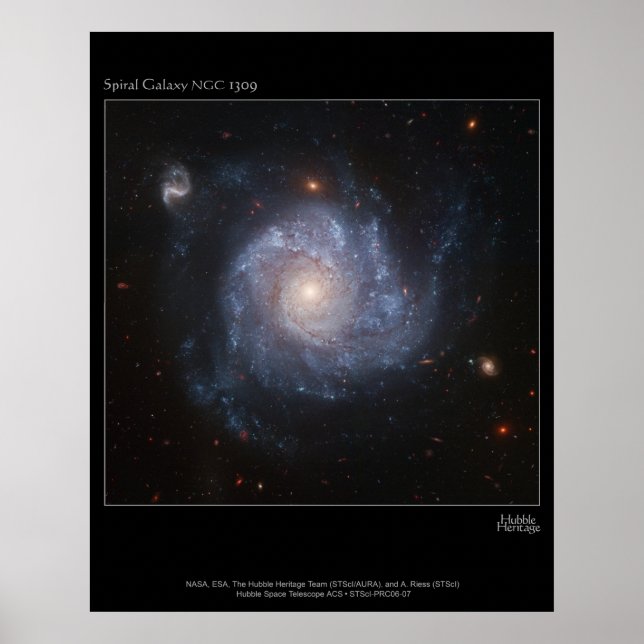 Póster SpiralGalaxyNGC1309-2006-07 (Frente)