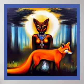 Póster Spirit Animal Fox 3