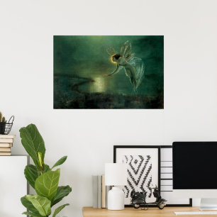Póster Spirit of the Night by Grimshaw, Victorian Fairy