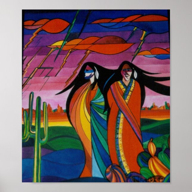 Póster Spirits of the Desert (Frente)