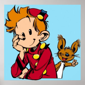 Póster Spirou y Spip