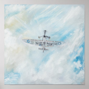 Póster SPITFIRE. "As de espadas". 2014.