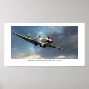 Póster Spitfire FR.XVIII