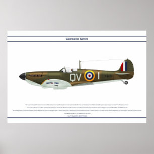 Póster Spitfire GB 19 Square 1
