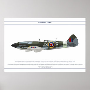 Póster Spitfire GB 1 Sqn 1