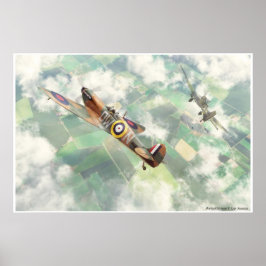 Póster Spitfire Supermarino Mk.1