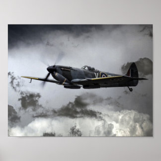 Póster Spitfire TE311