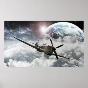 Póster Spitfire Último poster de viaje