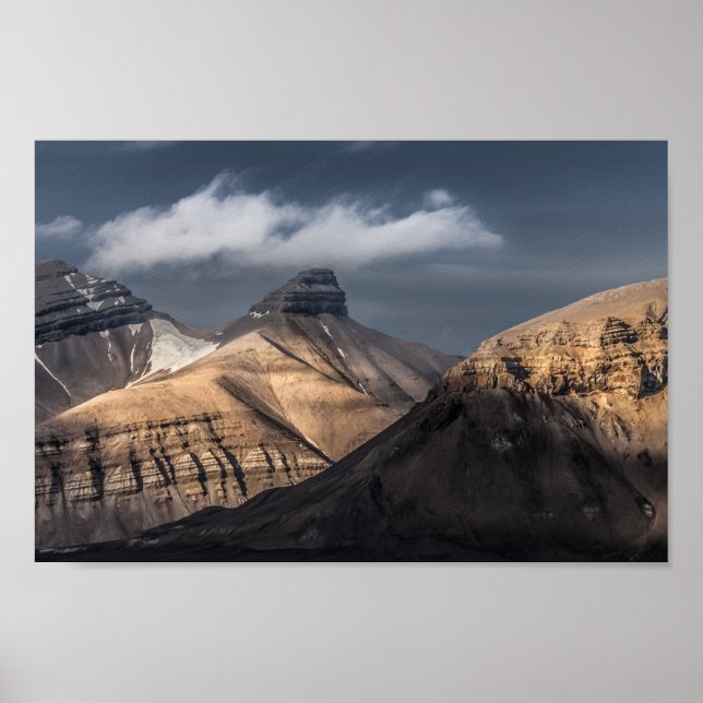 Póster Spitsbergen Svalbard (Frente)