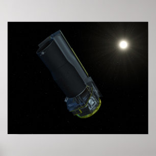 Póster Spitzer seen in visible light