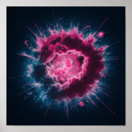 Póster Splash de color