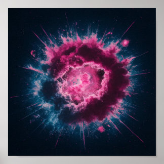 Póster Splash de color