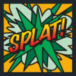 Póster SPLAT Comic Book Pop Art Moderno Retro Fun<br><div class="desc">SPLAT Comic Book Pop Art Moderno Retro Fun</div>