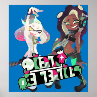 Póster Splatón 2 del gancho