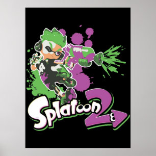 Póster Splatoon 2 Inkling Boy