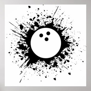 Póster splatz de los bolos