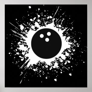 Póster splatz de los bolos