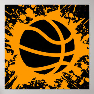 Póster splatz del baloncesto