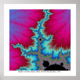 Póster Splendor on the Glass