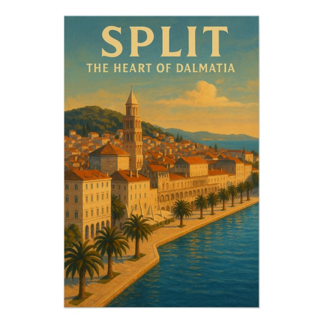 PÓSTER SPLIT — EL CORAZÓN DE DALMACIA (Anverso)