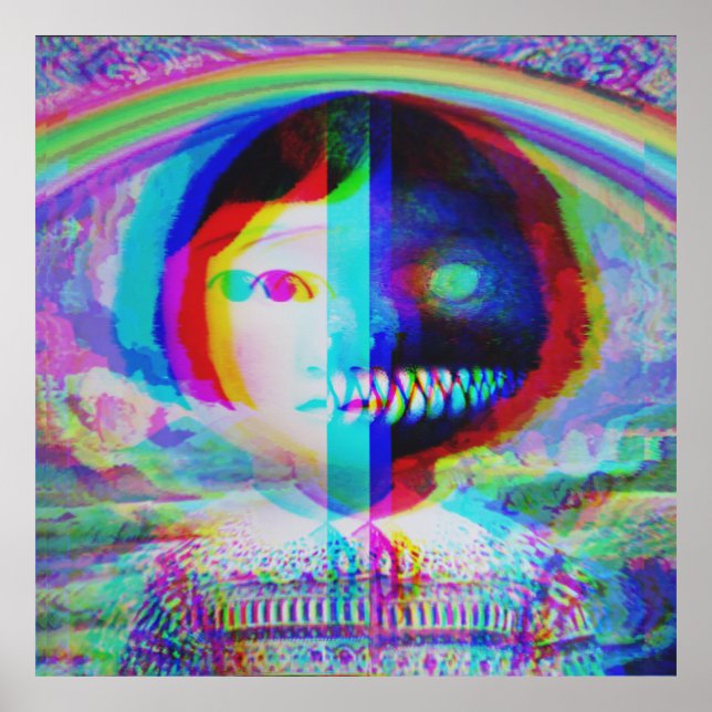 Póster Split Face Nightmare (Frente)