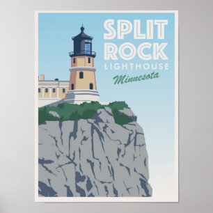 Póster Split Rock Lighthouse, Minnesota