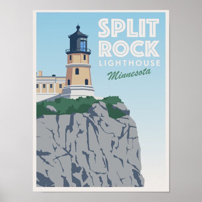 Póster Split Rock Lighthouse, Minnesota (Frente)