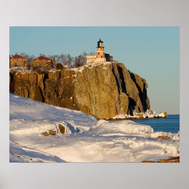 Póster Split Rock Lighthouse State Park on Lake (Frente)