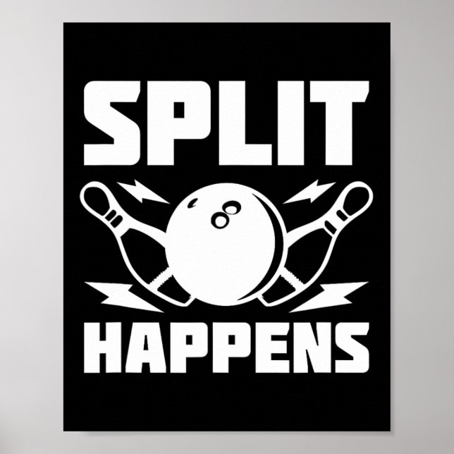 Póster Split tiene un divertido Chiste de bolos (Frente)