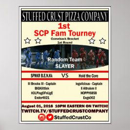 Póster SPNKR B.E.N.Kk vs Mantener el núcleo