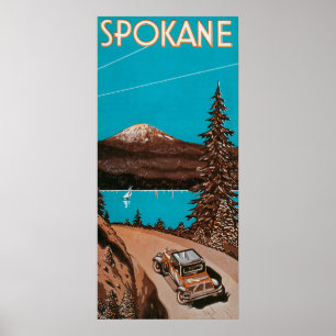 Póster Spokane Poster de publicidad #2Spokane, WA