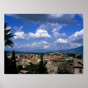 Póster Spoleto Umbria Italia