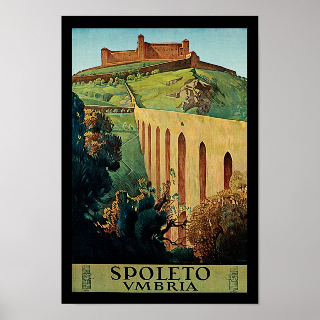 Póster Spoletto ~ Umbria (Frente)
