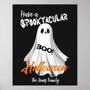Póster Spooktacular Ghostly Greeting
