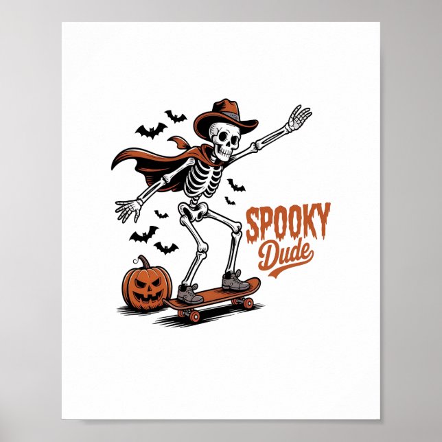 Póster Spooky Dude Spooky Season (Frente)
