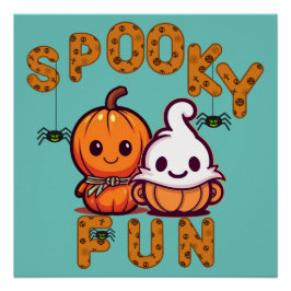 Póster Spooky Fun Friends