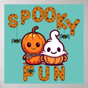 Póster Spooky Fun Friends
