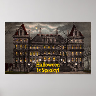 Póster Spooky Halloween Poster